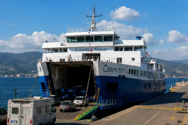 Vehicle ferry Strait of Messina