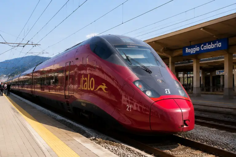 Italo high-speed train to Reggio Calabria
